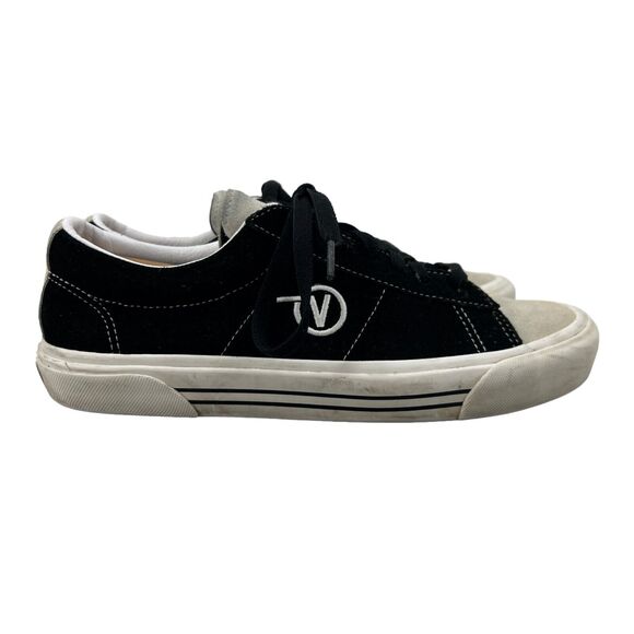 Vans Mens 8.5 Sneaker Black Suede Colorblock Style Sid Skateskaeboarding Shoe - Picture 1 of 14